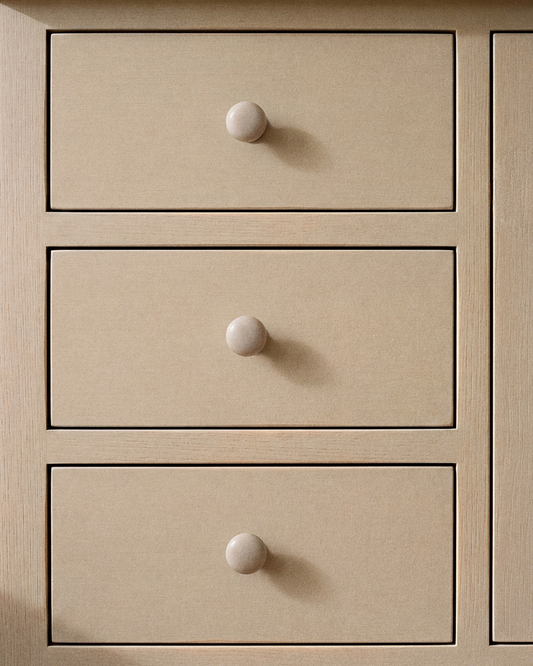 Bouton en porcelaine
