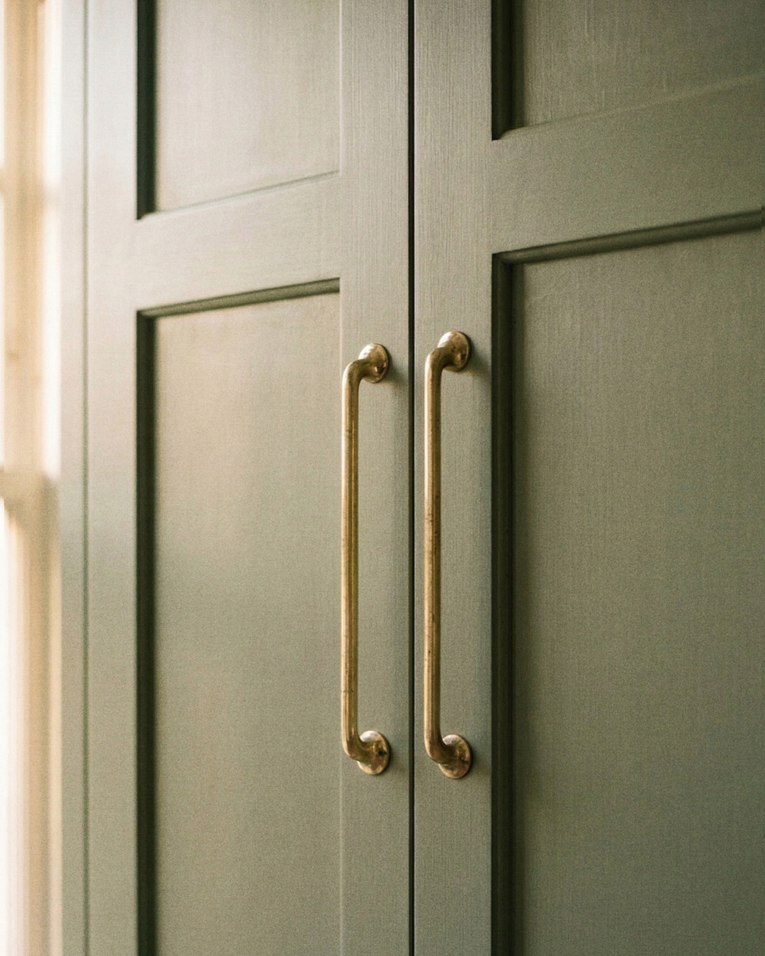 Poignée de porte en laiton